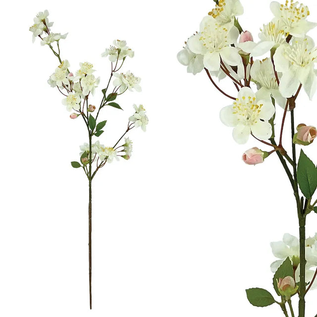 ΕΚΡΟΥ 00-10027-1//ΚΛΑΔΙ ΚΕΡΑΣΙΑΣ ΕΚΡΟΥ ΑΝΘΙΣΜΕΝΟ - Y116cm 24/144KIB