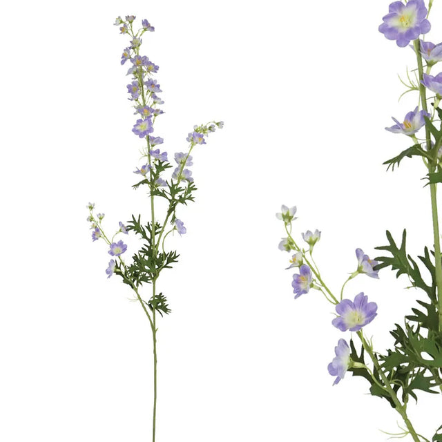 Κλαδί Τεχνητό Φρεζια Μωβ Real Touch 3 Στελεχη Y65cm