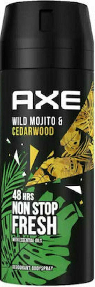 Axe Spray 150ml Αποσμητικά σώματος Wild Mojito & Cedarwood Deodorant & Body Spray