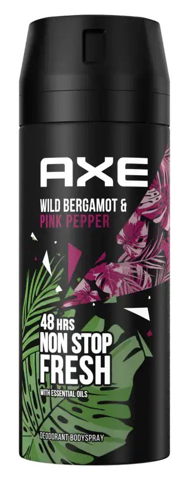 Axe Spray 150ml Αποσμητικά σώματος Wild Fresh Bergamot & Pink Pepper Deodorant & Body Spray