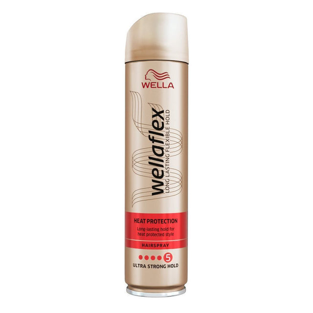 Hairspray Wella Wellaflex 250ml Heat Protection No5 Λάκ Μαλλιών