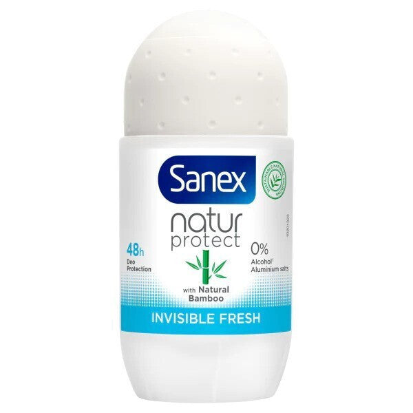 Sanex Roll On 50ml Αποσμητικά σώματος 0% Natur Protect 48h
