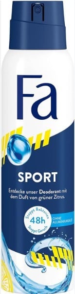 Fa Spray 150ml Αποσμητικά σώματος Sport 48h