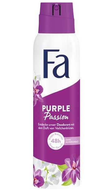 Fa Spray 150ml Αποσμητικά σώματος Purple Passion 48h