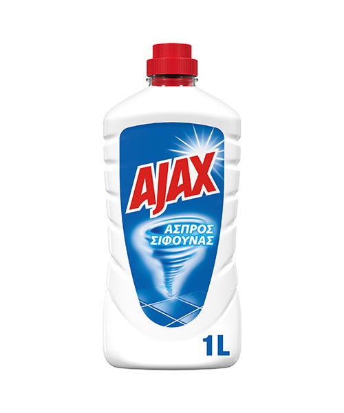 Ajax Υγρό Γενικού Καθαρισμού 1000ml Άσπρος Σίφουνας Υγρό Δαπέδου