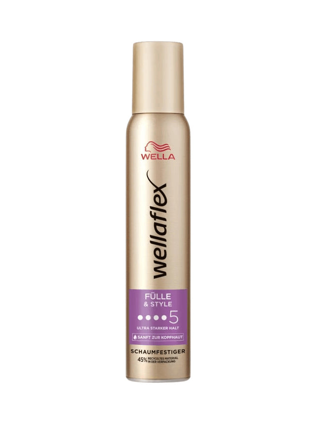 Mousse Wellaflex (Αφρός Μαλλιών) 200ml Full & Style Extra Hold No5