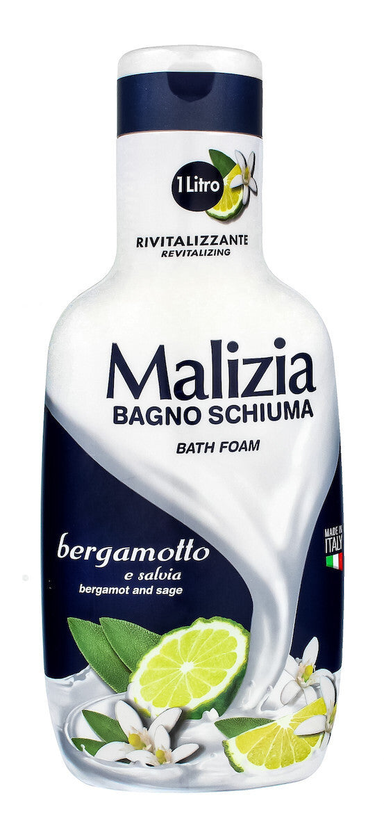 Malizia Bath Foam 1000ml Bergamotto Αφρόλουτρο