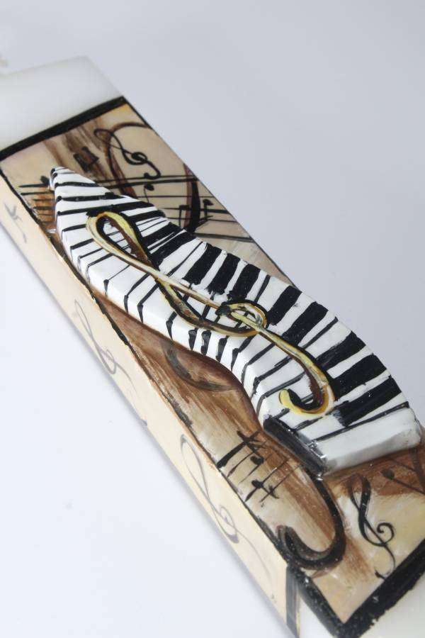 Λαμπάδα Πασχαλινή (Gerakis) ΠΙΑΝΟ 25x4x2cm