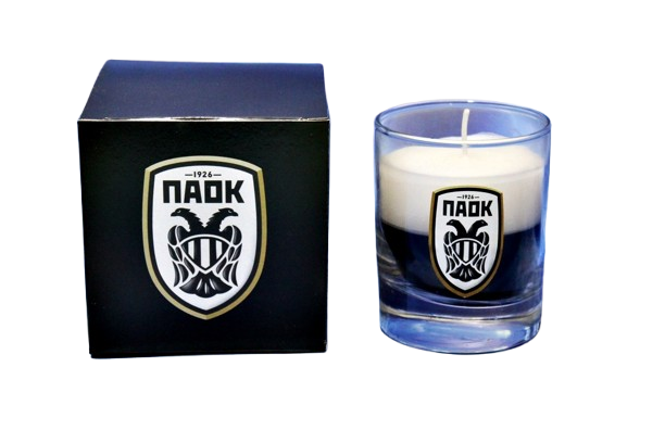 ΠΑΟΚ Κερί Αρωματικό σε Ποτήρι 150 - 170gr