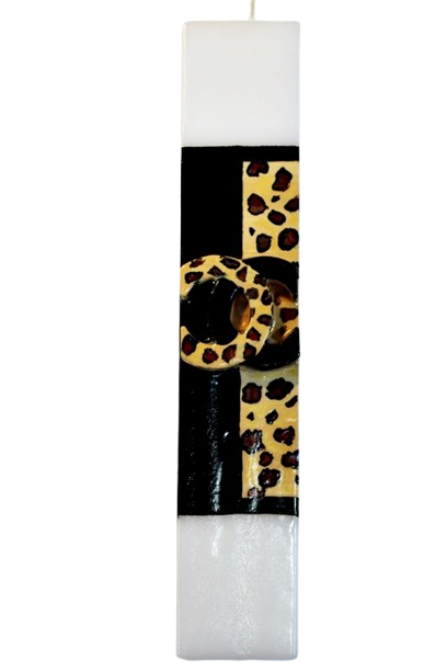 Λαμπάδα Πασχαλινή (Gerakis) CC Λεοπαρ 25cm