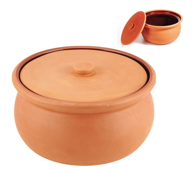 Γάστρα Πυρίμαχη με Καπάκι Στρογγυλή Κεραμική 25x12.5cm 3.5lt