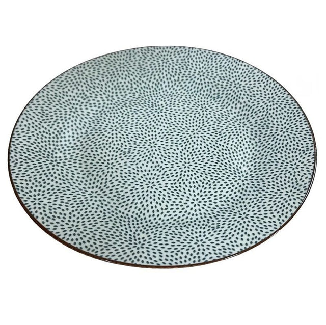 Πιάτο Πορσελάνης Ρηχό 23cm με Σχέδιο Tns