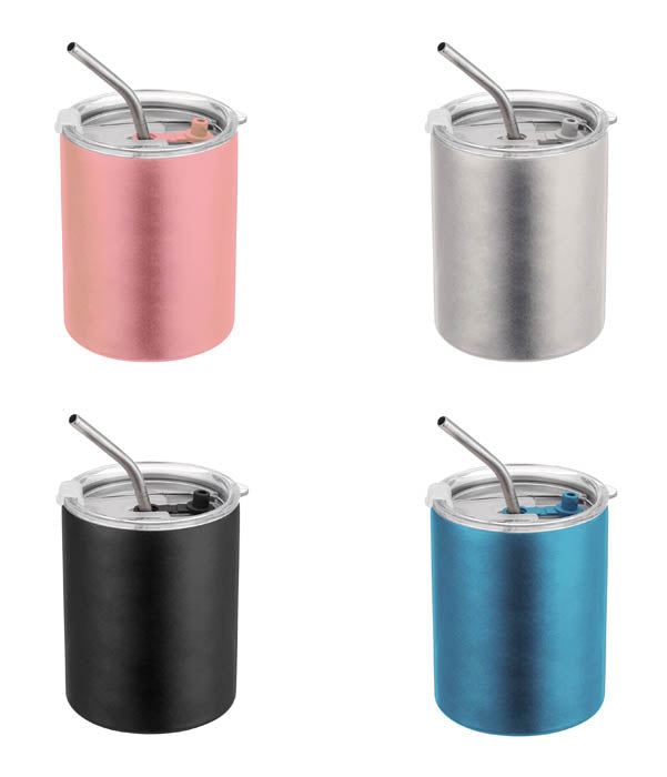 Θερμός με Καλαμάκι INOX 380ml 4 Χρώματα TnS 03-950-4156