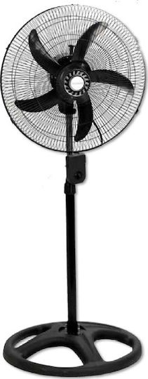 Ανεμιστήρας Ορθοστάτης 90W Διαμέτρου 45c Χρώμα Μαύρο