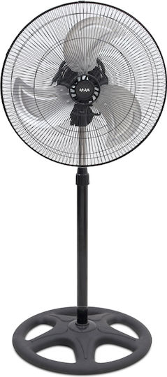 Ανεμιστήρας με Ορθοστάτη (18") 45cm 75W 360 μοιρών Χρώμα Μαύρο