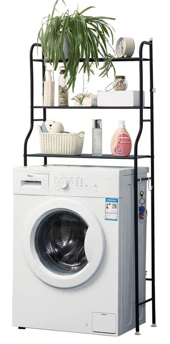 Ραφιέρα Πλυντηρίου Μεταλλική Μαύρο Χρώμα TnS 04-950-1319