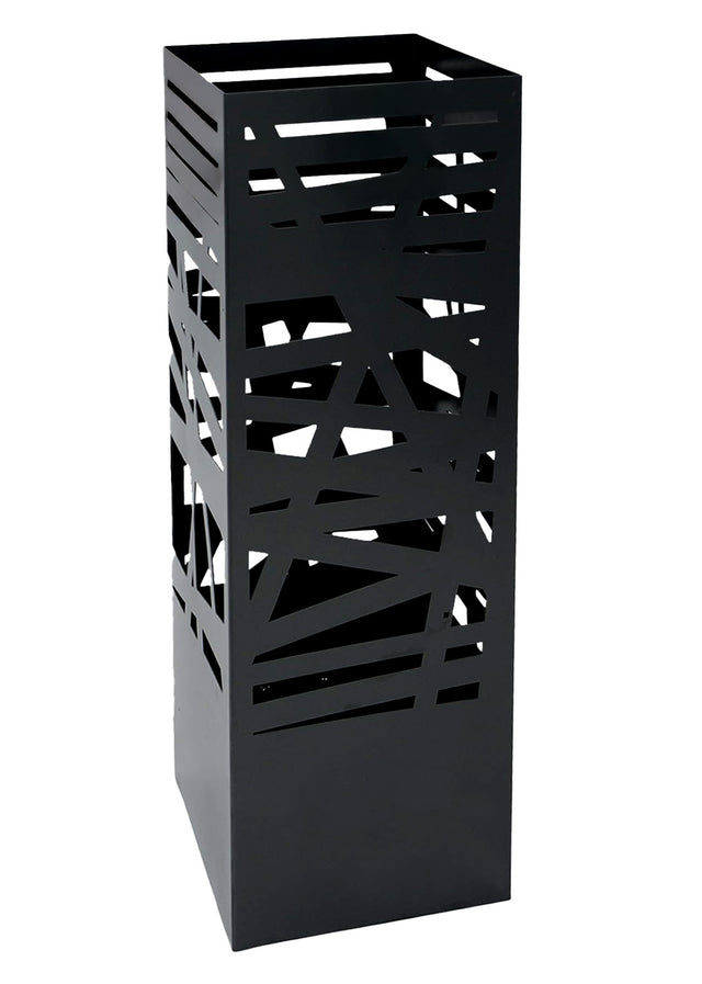 Μεταλλική Ομπρελοθήκη Μαύρη 15,5x15,5x49cm