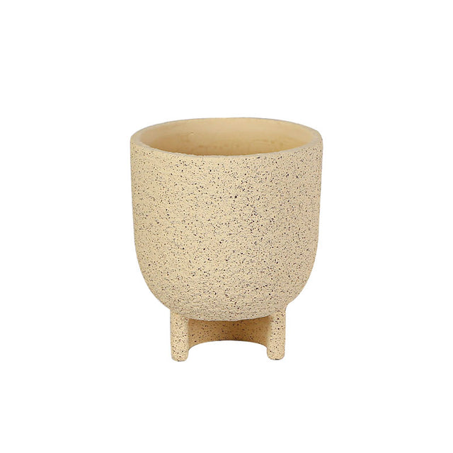 Κασπώ Τσιμεντένιο Μπεζ με Βάση Φ17x20cm Marhome