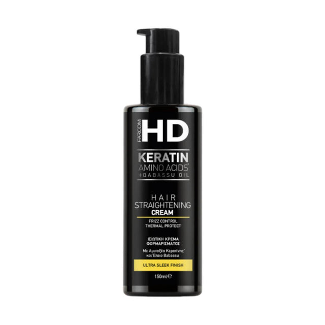 Farcom HD 150ml Κρέμα Μαλλιών για Ίσιωμα κατά του Φριζαρίσματος