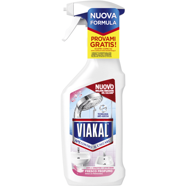 Viakal Spray 470ml. Υγρό Καθαριστικό Κατά των Αλάτων Fresco Profumo