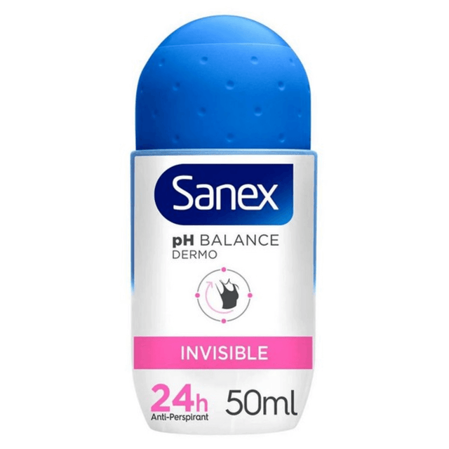 Sanex Roll On 50ml Αποσμητικά σώματος Dermo Invisible 24h