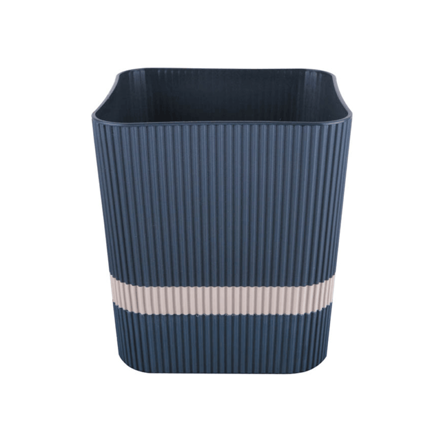 Γλάστρα Πλαστική Δίχρωμη Τετράγωνη (ΜΟΚΑ/ΑΝΘΡΑΚΙ) TnS 32-800-1958