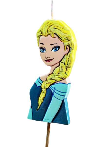 Λαμπάδα Πασχαλινή (Gerakis) Πριγκίπισσα Πρόσωπο Πλακέτα 19x8x2cm 001602-X