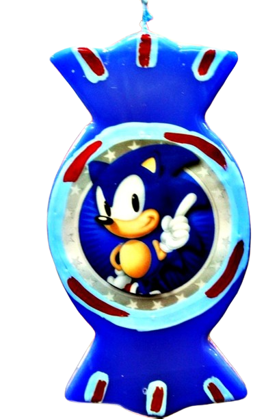 Λαμπάδα Πασχαλινή (Gerakis) Σκαντζόχοιρος Καραμέλα print 001601-Z