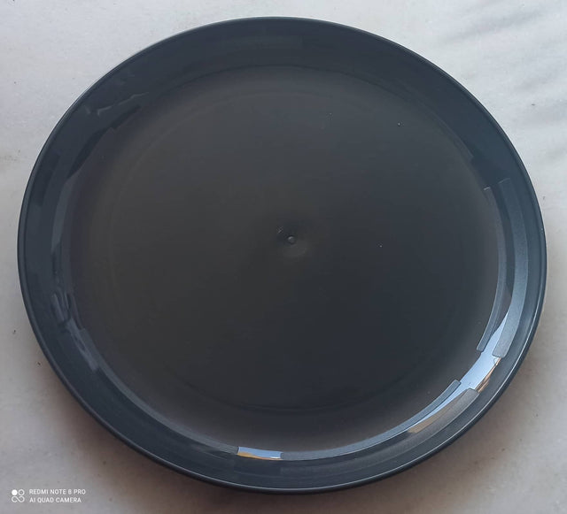 Πιάτο Πλαστικό Ρηχό Μεγάλο Ανθρακί 23cm Cyclops