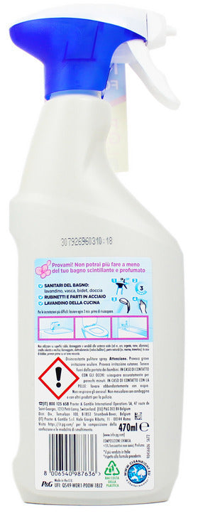 Viakal Spray 470ml. Υγρό Καθαριστικό Κατά των Αλάτων Aceto