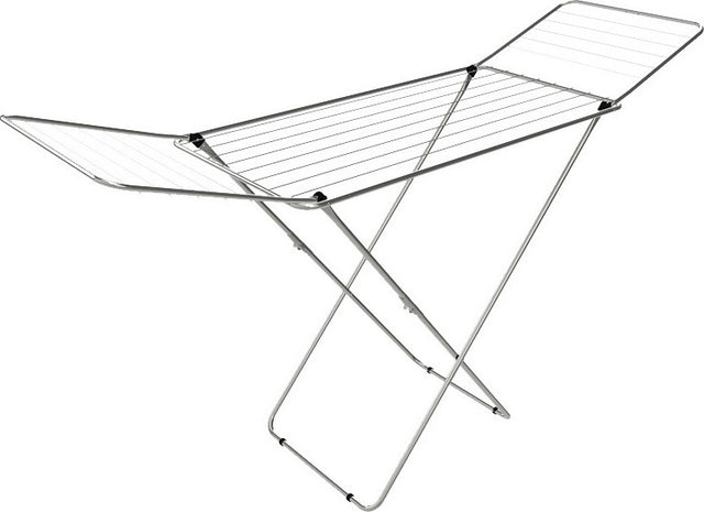 Απλώστρα Δαπέδου Αναδιπλώμενη Μεταλλική SILVER με Μήκος Απλώματος 18m TnS 04-800-0005