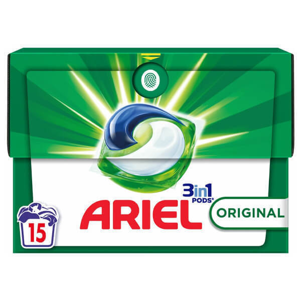 Ariel Κάψουλες 15τεμ All In One Pods Απορρυπαντικό Πλυντηρίου Ρούχων