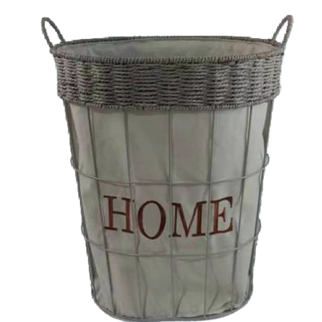 Καλάθι Απλύτων Υφασμάτινο 47x35x57cm Γκρι TnS 09-950-0597