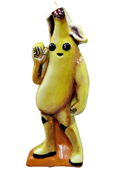 Λαμπάδα Πασχαλινή (Gerakis) Fortnite Peely Φορ Μπανάνα 3D Κίτρινη 25 x 9,5cm 003693