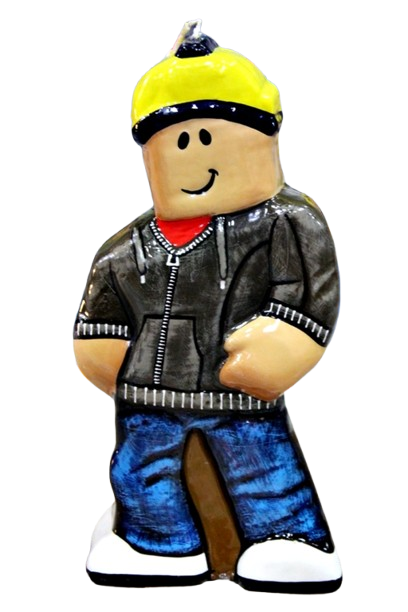 Λαμπάδα Πασχαλινή (Gerakis) Ρομπ Ανθρωπάκι 3D Πολύχρωμη 22,5 x 11cm 003697