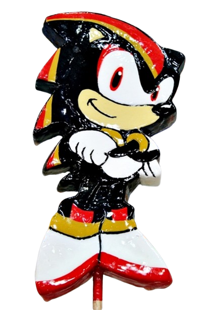 Λαμπάδα Πασχαλινή (Gerakis) Σκαντζόχοιρος Πλακέτα Κόκκινος 20,5 x 10,5cm 001602-N