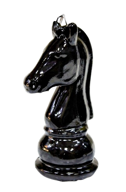 Λαμπάδα Πασχαλινή (Gerakis) Σκάκι Ίππος (2 Χρώματα) 18,5 x 8,5cm 003702