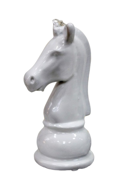 Λαμπάδα Πασχαλινή (Gerakis) Σκάκι Ίππος (2 Χρώματα) 18,5 x 8,5cm 003702