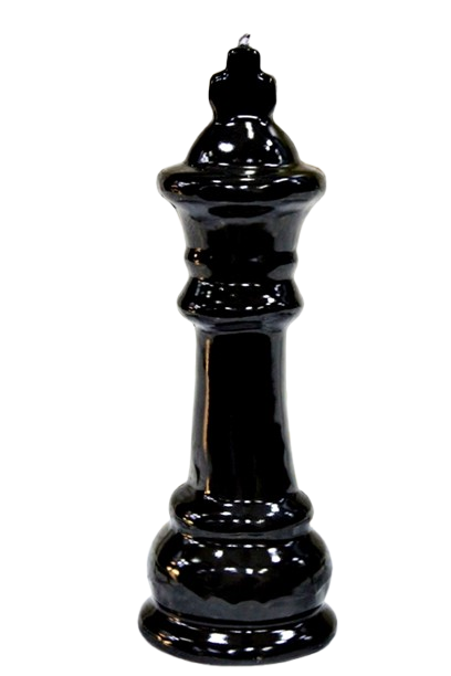 Λαμπάδα Πασχαλινή (Gerakis) Σκάκι Βασιλιάς (2 Χρώματα) 25 x 9cm 003701