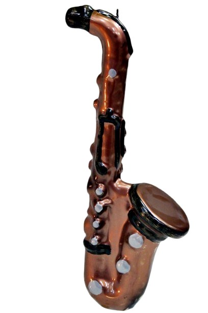 Λαμπάδα Πασχαλινή (Gerakis) Σαξόφωνο Μπρονζε 34 x 13cm 003705