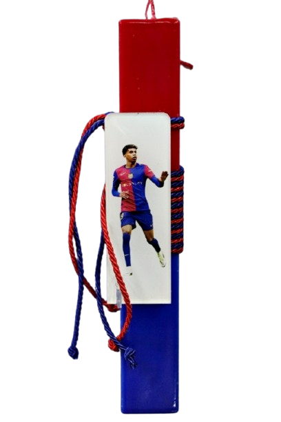 Λαμπάδα Πασχαλινή (Gerakis) Ποδοσφαίρο Yamal plexiglass 25 x 4 x 2 cm 25Δ007 003756