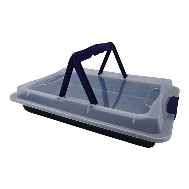 Δοχείο Τροφίμων - Ταψί για μιλφέιγ με Αντικολλητική Επίστρωση 42x29x5cm Sidirela E-4585