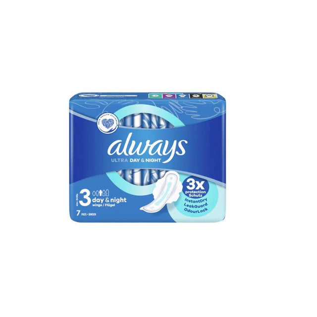 Always Ultra Plus Night-Day Σερβιέτες με φτερά 7τμχ