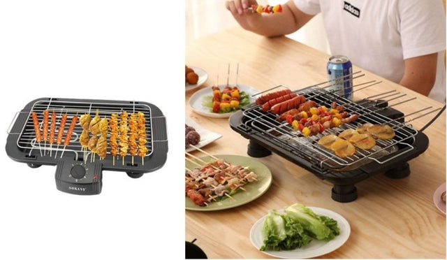 Ψησταριά Ηλεκτρική Σχάρας Επιτραπέζια 2000W 50x35x9εκ. TnS 35-950-0836