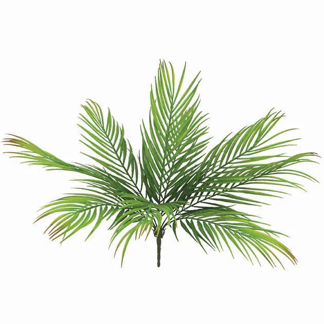 Κρεμαστό Τεχνητό Φυτό Ρίζα Κεντια Διχρωμο Πρασινο-πορτοκαλι Φ60x50cm