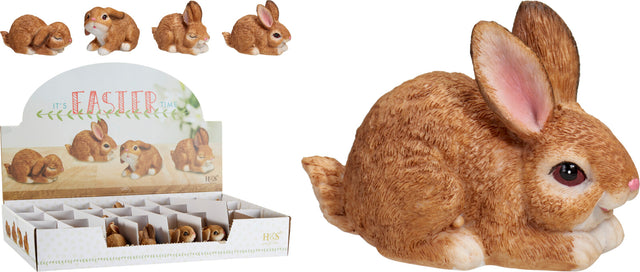 Λαγουδάκι Διακοσμητικό Κεραμικό 7cm σε Φυσική Απόχρωση