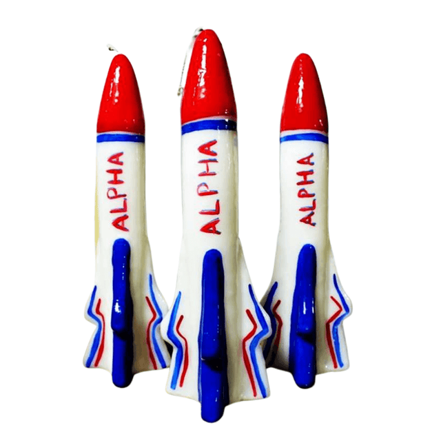 Λαμπάδα Πασχαλινή (Gerakis) Πύραυλος 24x5.5x7cm 001896