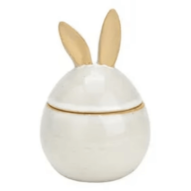 Αυγοθήκη Κεραμική με Καπάκι 9x14x9cm