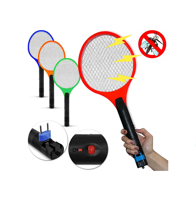 Ηλεκτρική Μυγοσκοτώστρα-Ρακέτα LTD-006A Μπλε