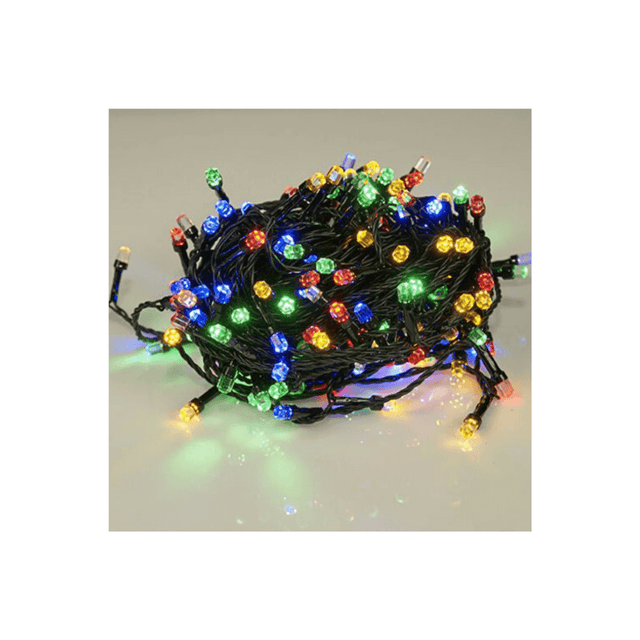 300Led Χριστουγεννιάτικα Λαμπάκια Πολύχρωμο Πράσινο Καλώδιο 18m με Πρόγραμμα Epam